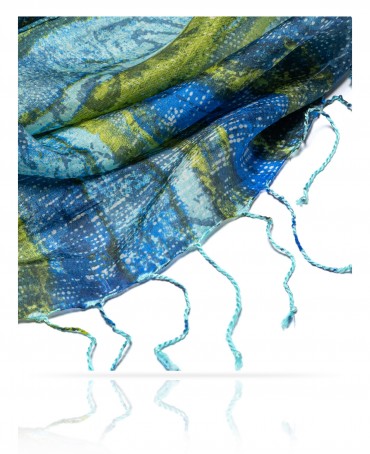 Палантин Женский S30-MONOLIT.ART/BLUE